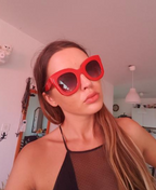 Tortoise Cat-Eye Sunglasses