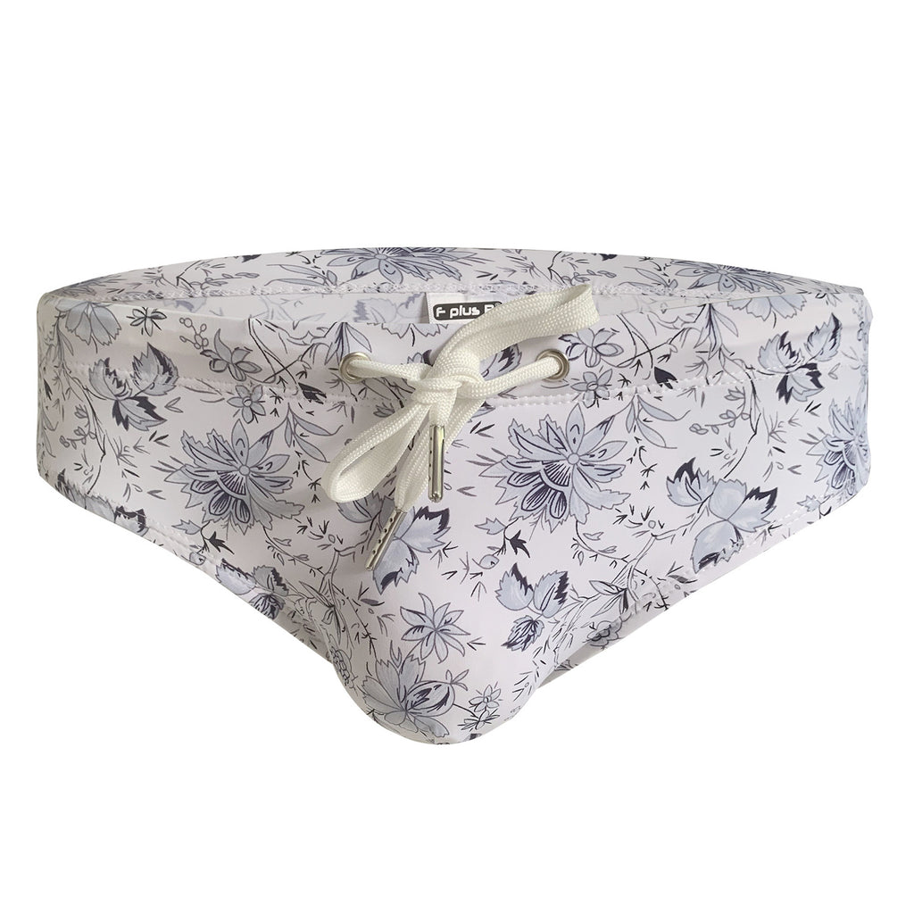 Men's Floral Print Swim Briefs