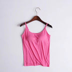 Women's Slim Fit Modal Camisole with Built-in Cups