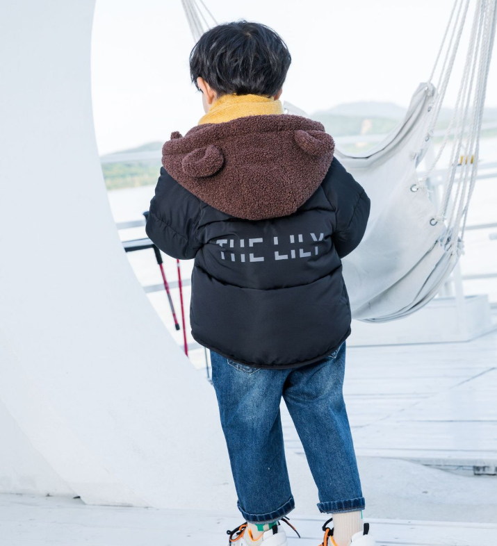 Cute Teddy Hat Cotton Jacket for Kids (Winter 2023)