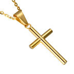 Stainless Steel Christian Cross Necklace Pendant