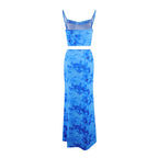 Women's Spaghetti Strap Midriff Two-Piece Set