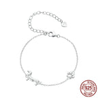 Sterling Silver Dachshund Paw Bracelet