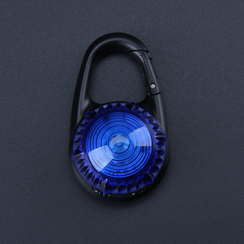LED Dog Collar Light Clip-On - Rechargeable Night Walking Safety Light with Carabiner, Waterproof Glow Pendant for Pets, Leashes and Bags