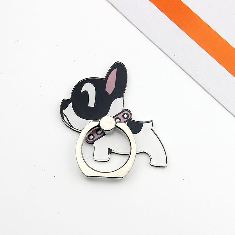 Creative Cartoon Husky Dog Bone Phone Case with Ring Stand | Protective Cover