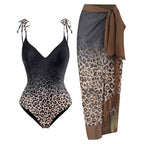 Leopard Chiffon Beach Sarong Wrap