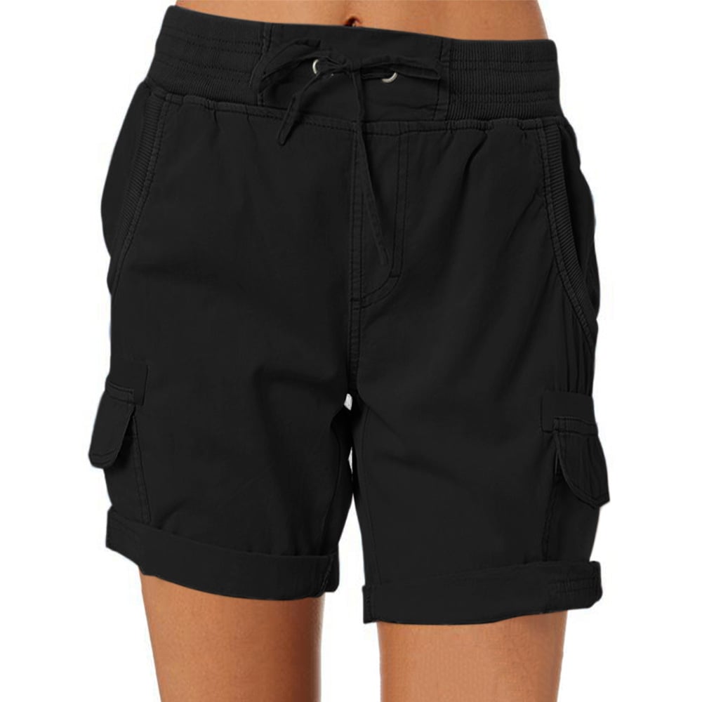 Casual High Waist Cargo Shorts for Women
