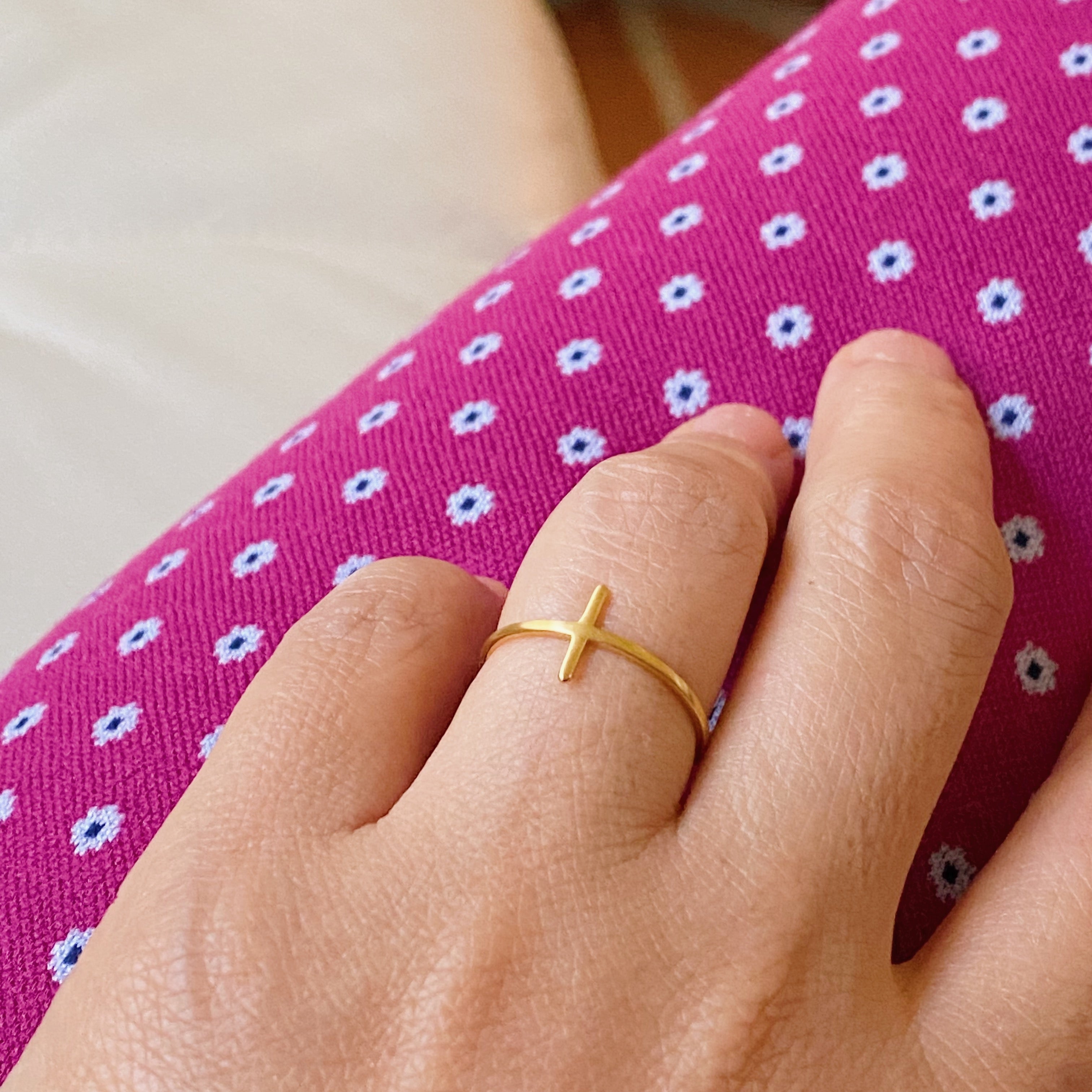 Side Cross Ring | Christian Jewelry
