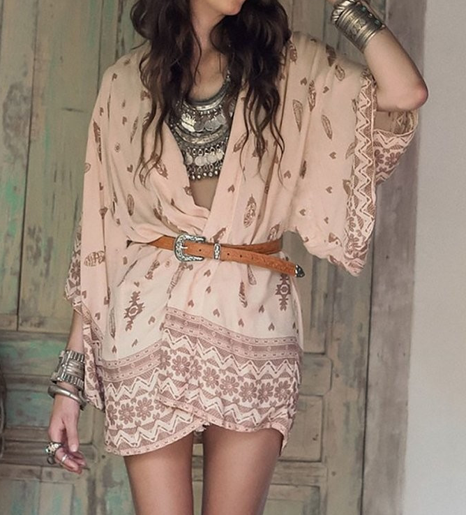 Sun Protection Jacket, Chiffon Cover-Up with Bull Design