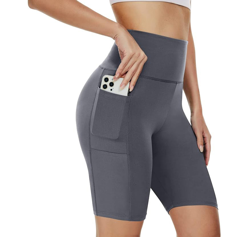 Women's High Waist Pocket Yoga Shorts