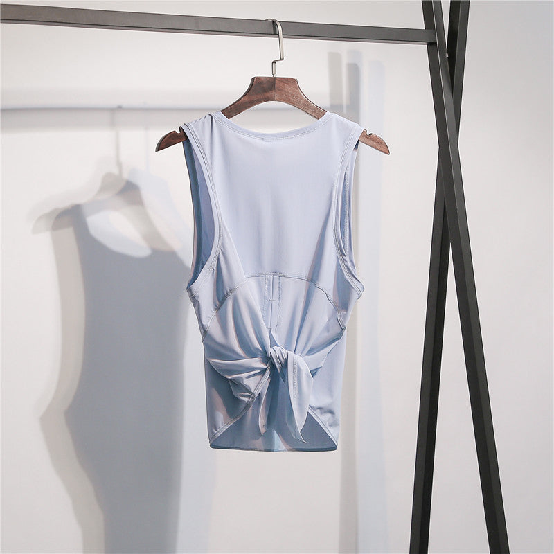 Women's Quick-Dry Loose Sleeveless Sports Tank Top