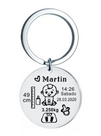 Newborn Baby Anniversary Keychain | Accessory