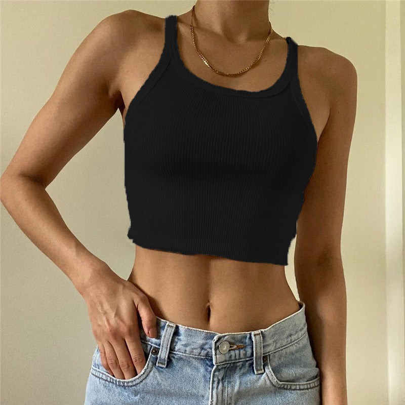 Women's U-Neck Slim Camisole Tank Top