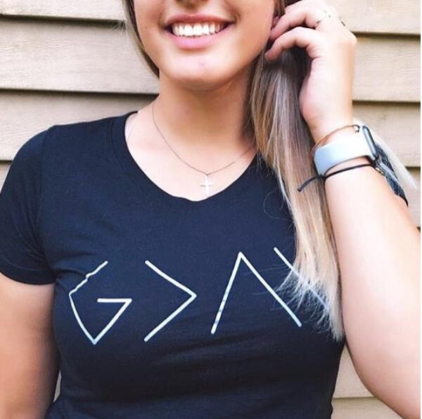 God is Greater Unisex Cotton T-Shirt - Street Style | Faith Streetwear