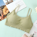 HyunA Style Women's Summer Knitted Crop Top Tank Top
