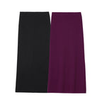Pleated Halter Top & Stretchy Midi Skirt Set