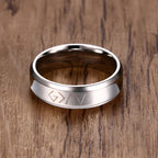 Stainless Steel "God Is Greater Than the Highs and Lows" Ring | Christian Jewelry