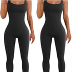 Women's Spandex Suspender Tank Top Jumpsuit Tights