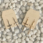 Slim And Stylish Cross Earrings | Christian Jewelry