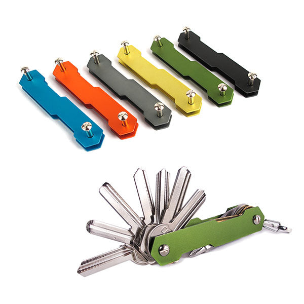 Double-Open Aluminum Alloy Key Clip Holder | Accessory