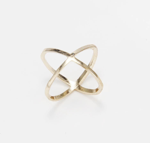 Cross Ring for Women - Hollow Design and Joint Finger