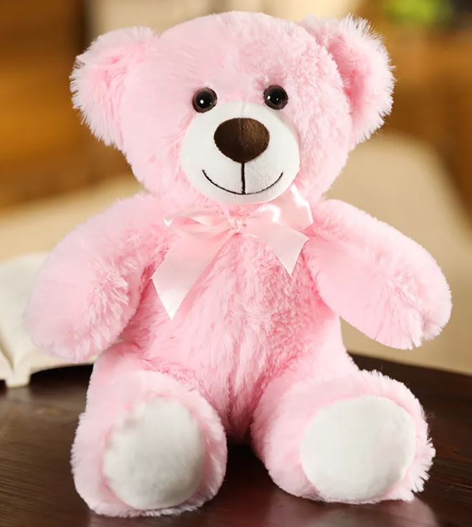 Seven Color Teddy Bear Doll Ribbon Bear Doll Foreign Trade Bow Doll Wedding Shower Doll | Home Decor