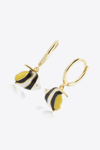 Fish Drop Huggie Earrings