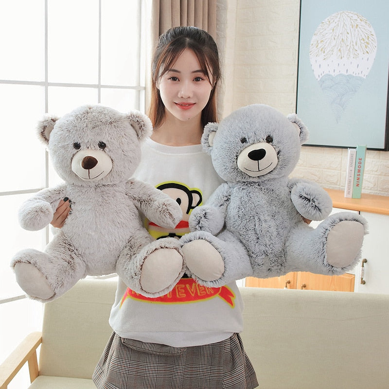 Two-Tone Plush Teddy Bear Zoo Collectible Toy | Home Decor