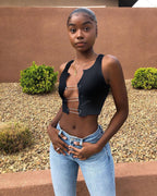 Wholesale Summer Crop Top T-Shirt with Cardigan