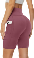 Women's High Waist Pocket Yoga Shorts