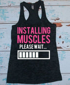 New Women's Battery Print Tank Top