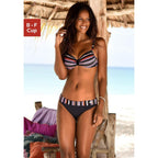 Bohemian Print Push-Up Bikini Set