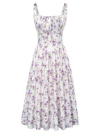 Spaghetti-Strap Floral Print Dress