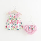 Floral Dress and Pants Set for Girls (Summer 2018)