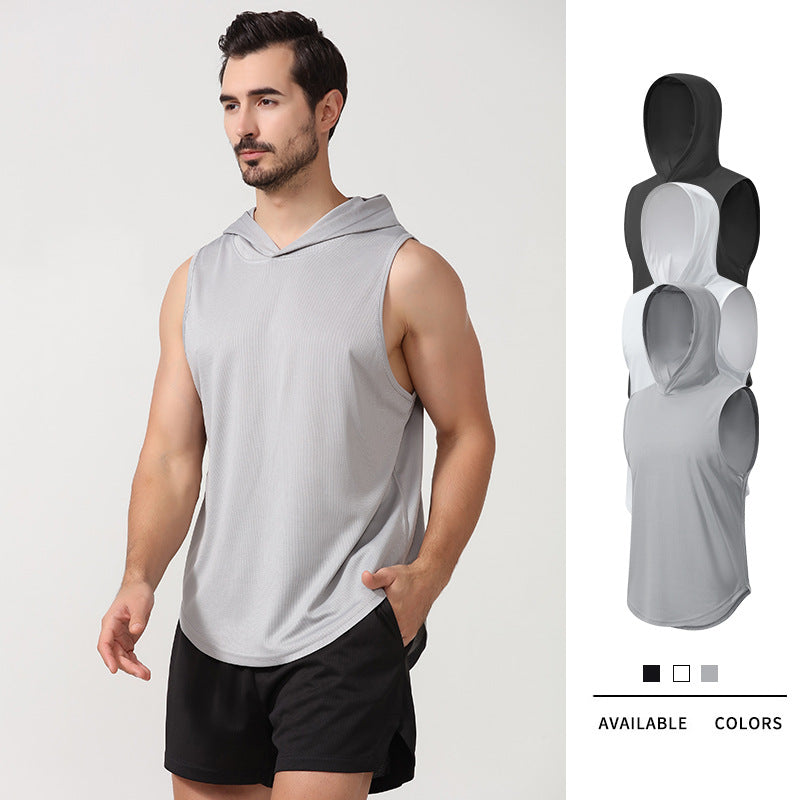 Men's Quick Drying Tank Top for Summer Fitness Training