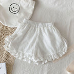 Lace Flower Hot Pants for Girls' Clothing