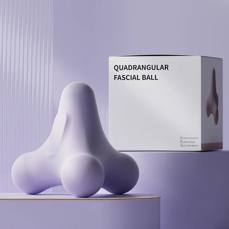 Quadrangular Fascia Massage Ball for Deep Tissue Muscle Relief