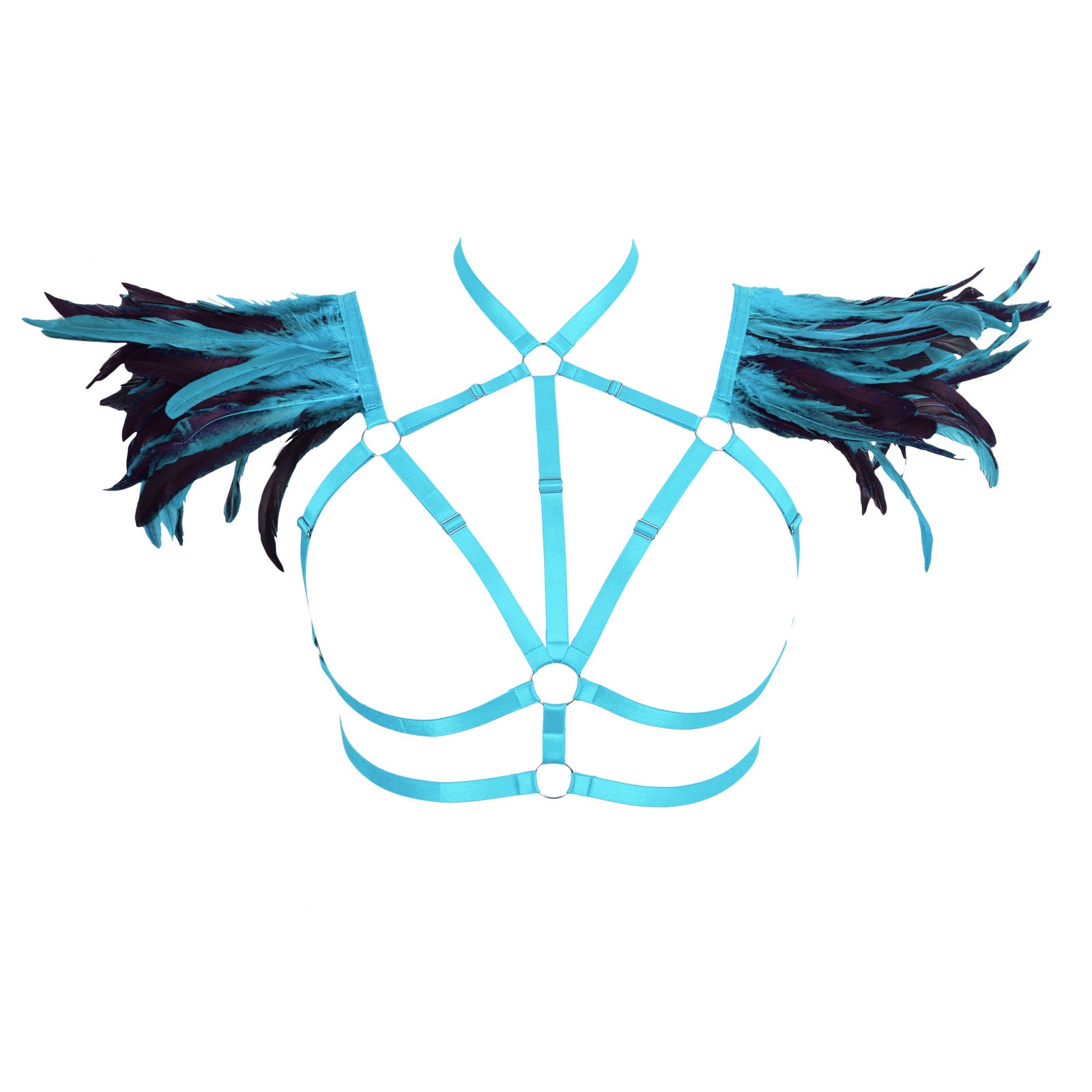 Feather Wing Strappy Cage Body Harness