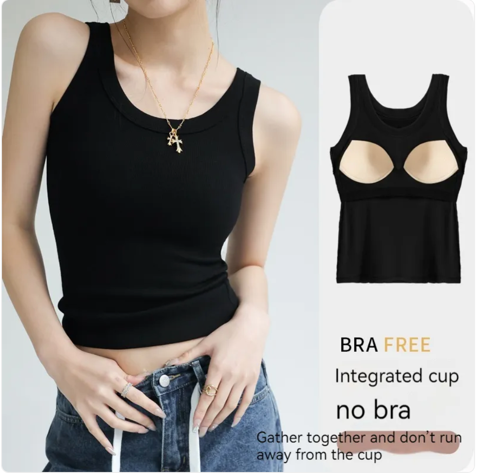 Women's Padded Strap Tank Top