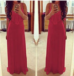 2019 Fashionable Lace Maxi Dress with Spaghetti Straps