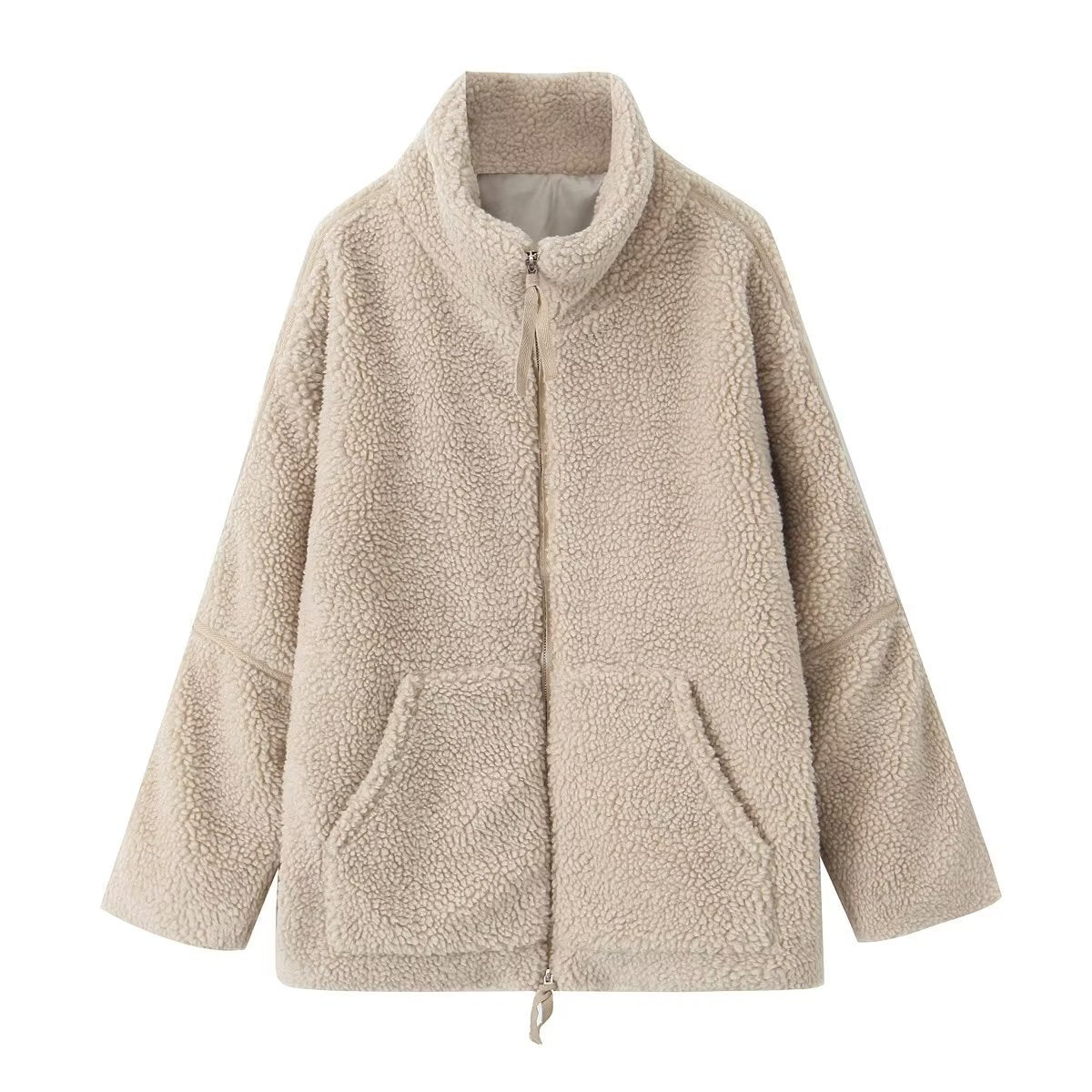 Victoria™ Fleece Teddy Jacket - Beige (Limited Stock)