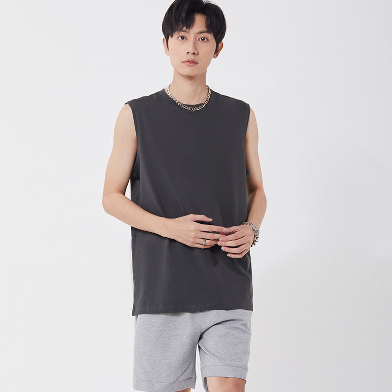 260g Double Yarn Cotton Tank Top for Streetwear