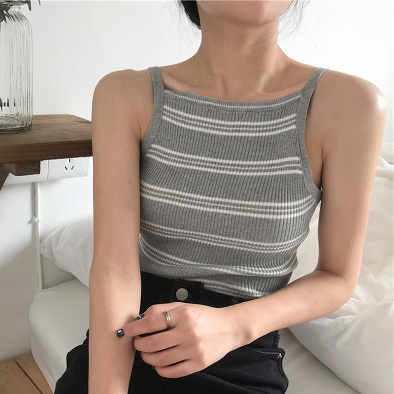 Knitted Striped Camisole