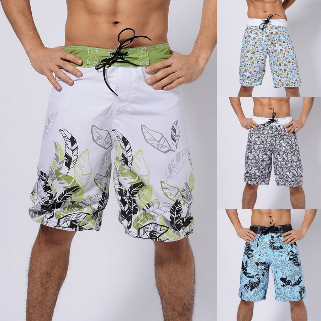 Men's Novelty Print Board Shorts