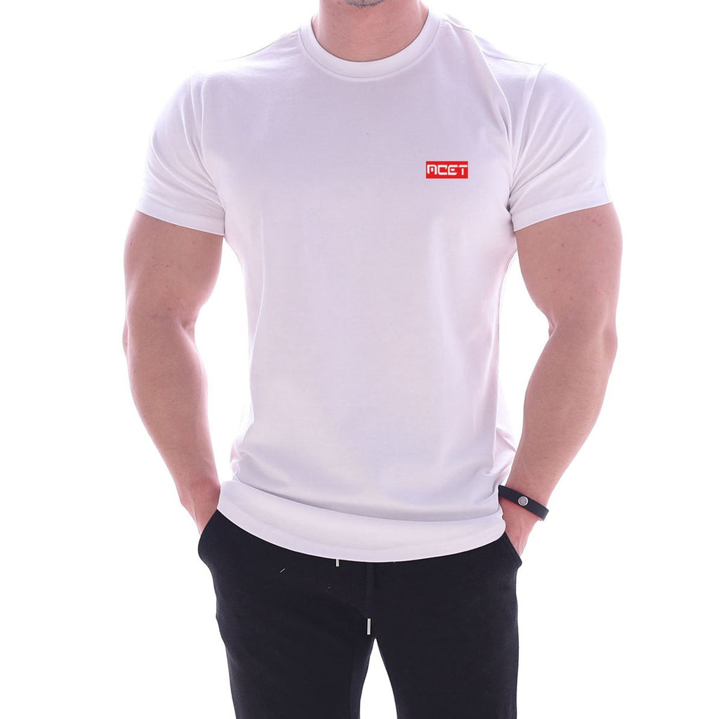 Men's Slim-Fit Crewneck Muscle T-Shirt | Streetwear
