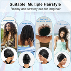 Extra Large Silicone Swim Cap for Long Hair