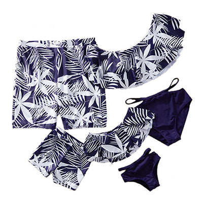 Family Matching Tropical Swimwear Set