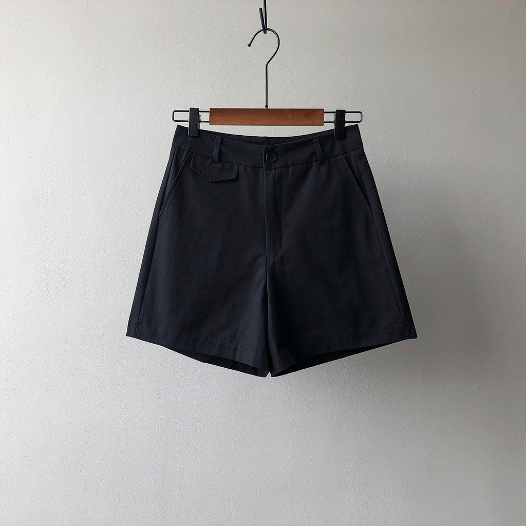 High Waist Slim Casual Commuter Shorts for Women