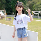 Summer Denim Shorts for Baby Girls - Casual Style