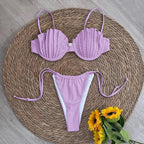Shell Cup Tie-Side Bikini